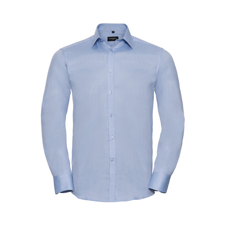 Men´s Long Sleeve Tailored Herringbone Hemd