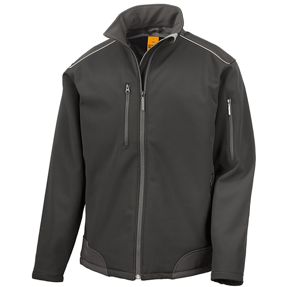 Ripstop Soft Shell Workwear Jacket With Cordura Panels