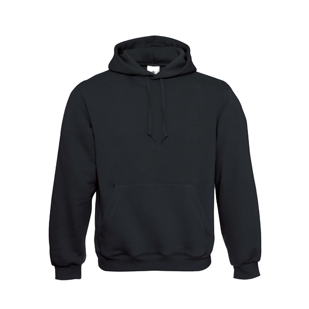 Hooded Sweat-Black-L