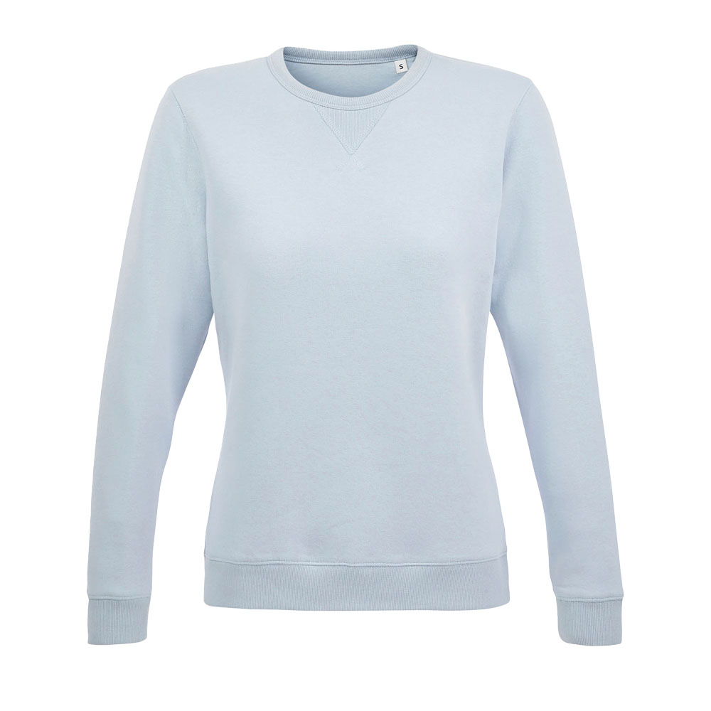 Women´s Round Neck Sweatshirt Sully-Heather Grey Melange-S