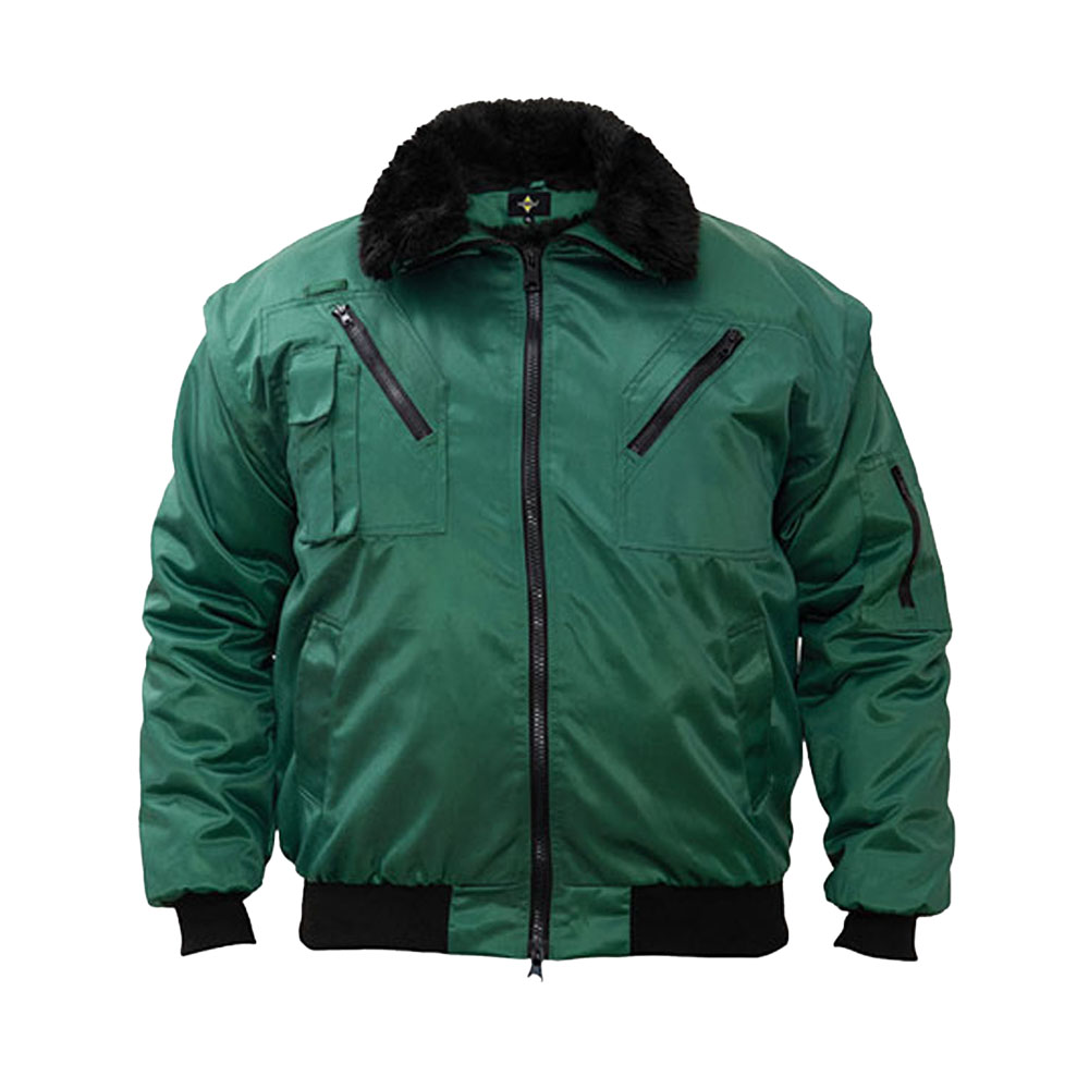 Robust 4-in-1 Workwear Pilot Jacket Oslo-Green-M