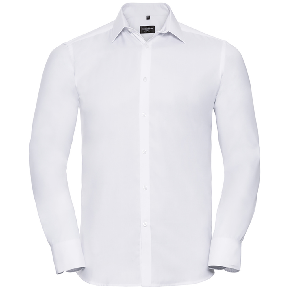 Men´s Long Sleeve Tailored Herringbone Hemd White.jpg Men´s Long Sleeve Tailored Herringbone Hemd