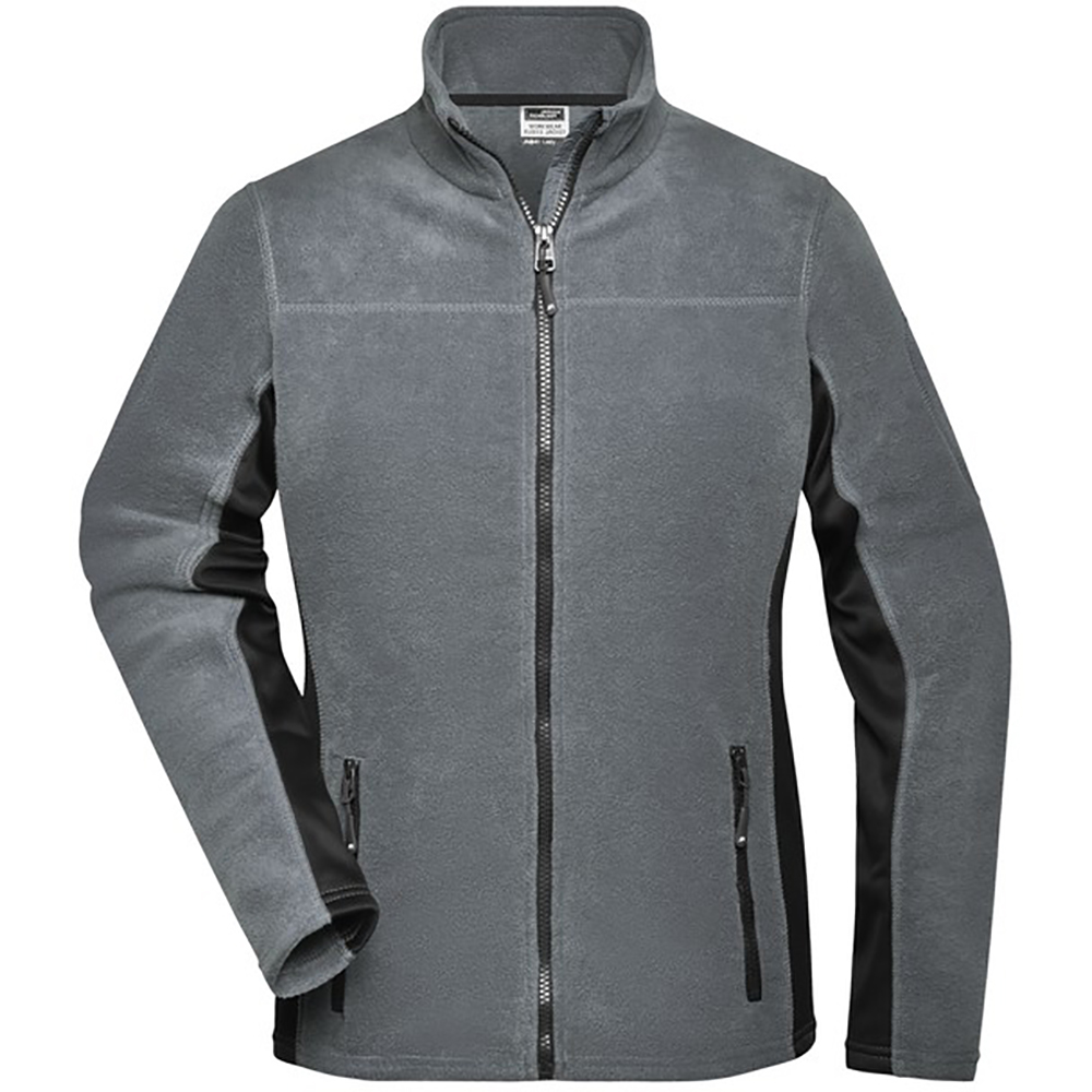 Ladies' Workwear Fleece-Jacke STRONG Carbon Black.jpg Ladies' Workwear Fleece-Jacke STRONG