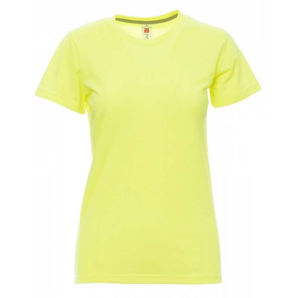 Damen T-Shirt kurzarm SUNSET LADY FLUO