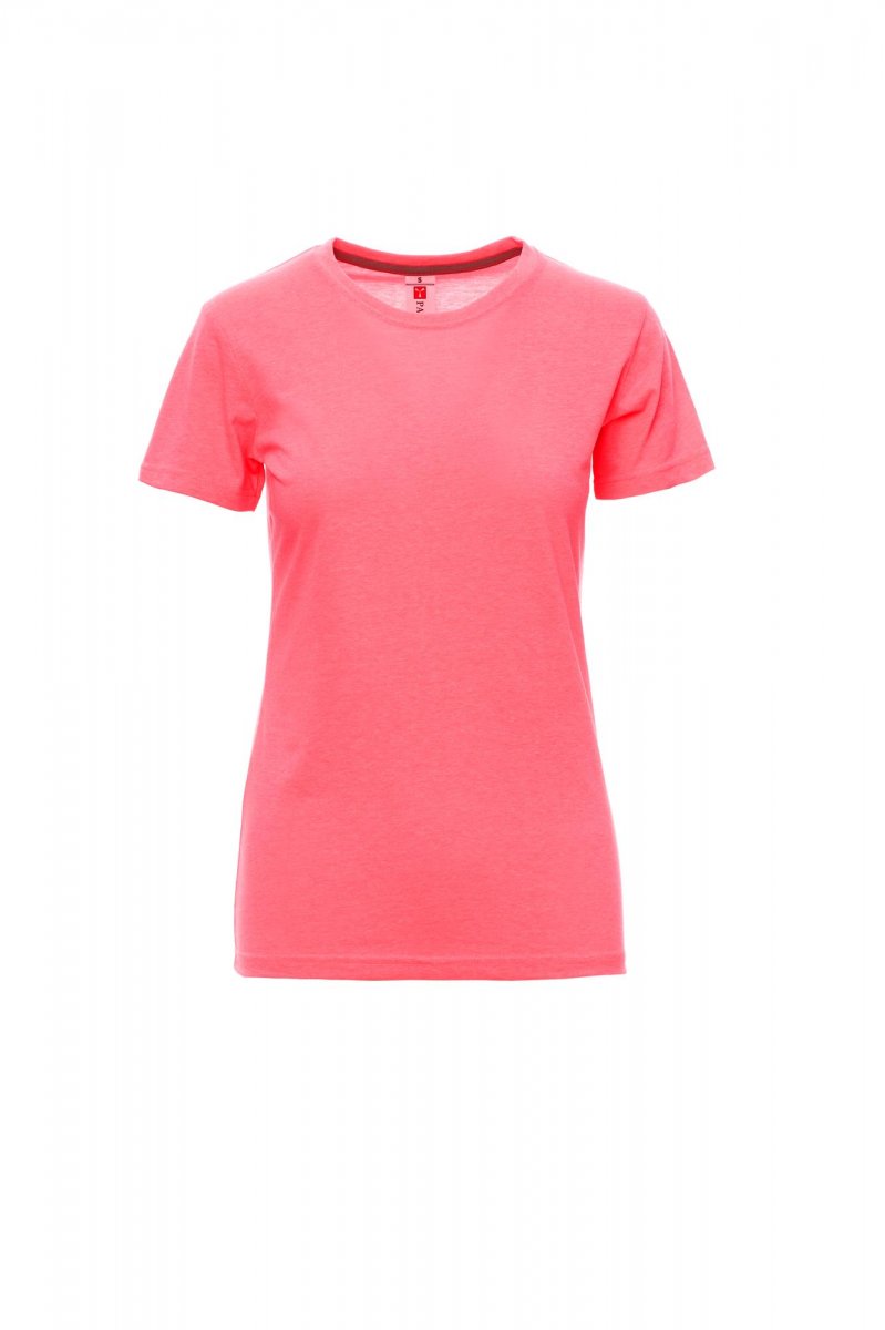 Damen T-Shirt kurzarm SUNSET LADY FLUO