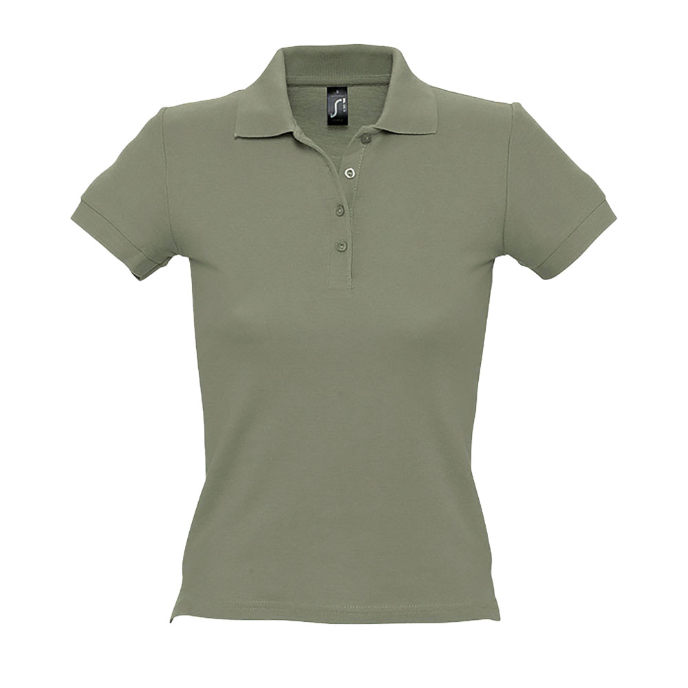 Women´s Polo People 210-Grey Melange-XL