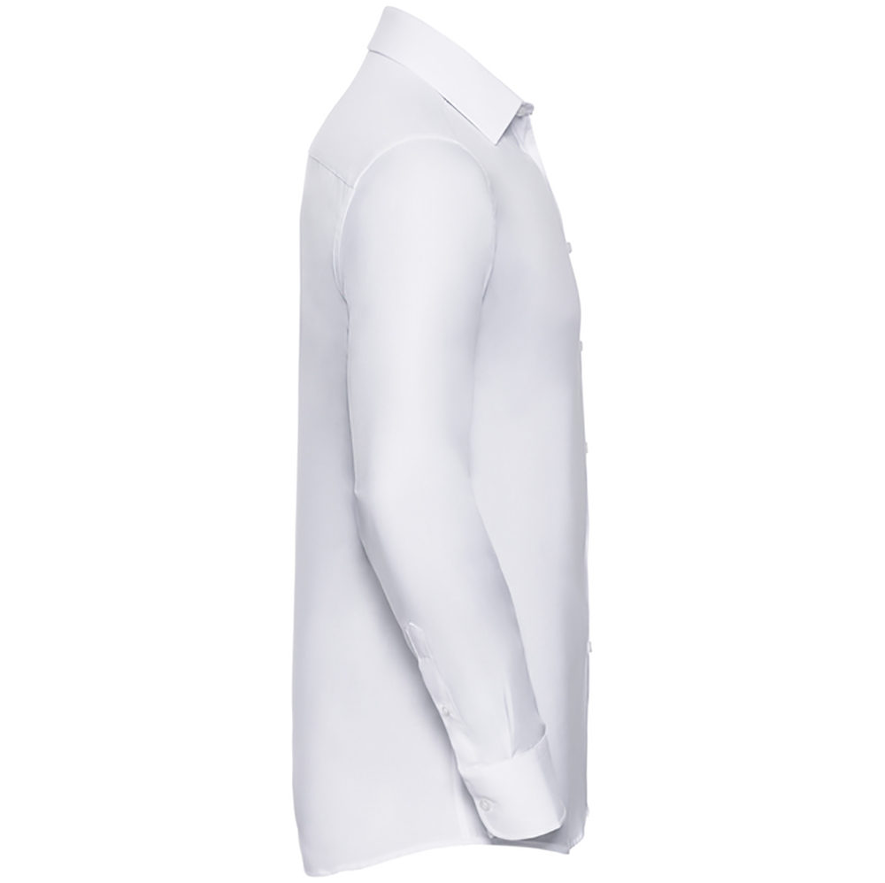 Men´s Long Sleeve Tailored Herringbone Hemd White side.jpg Men´s Long Sleeve Tailored Herringbone Hemd