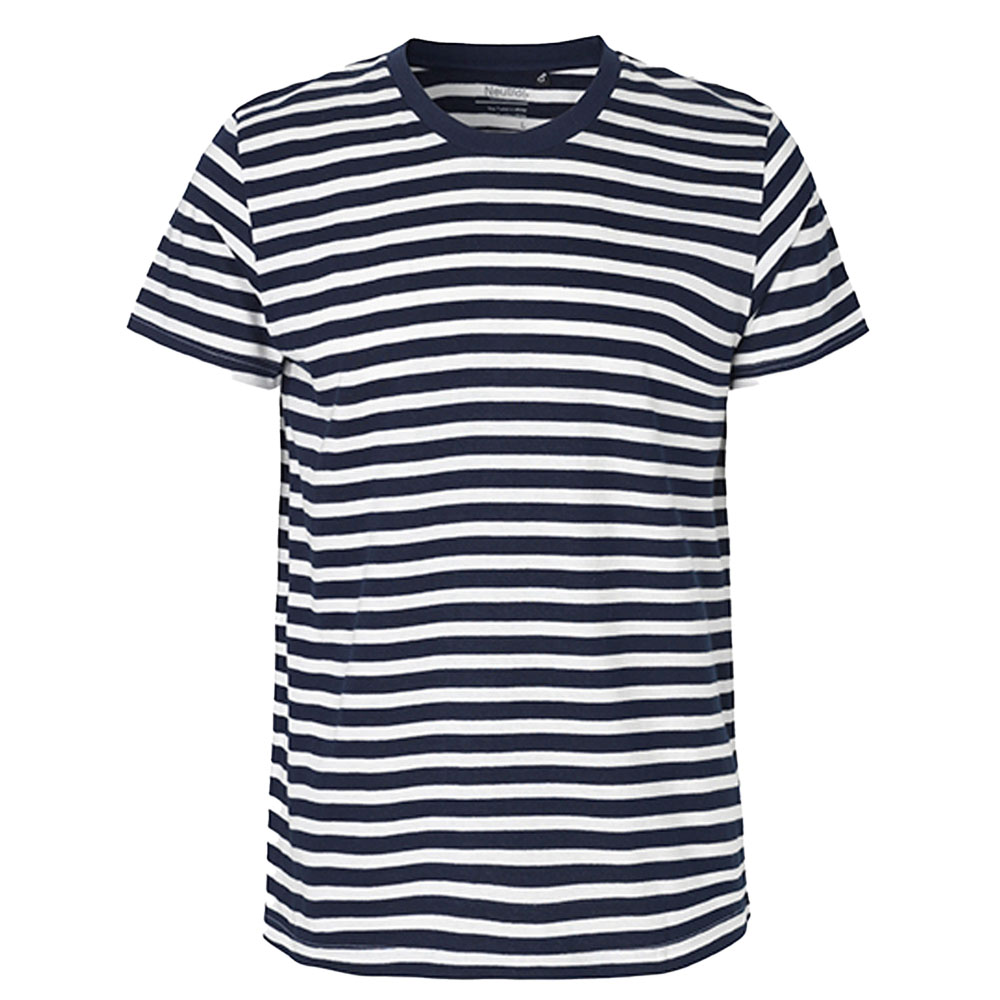 White - Navy (Striped)