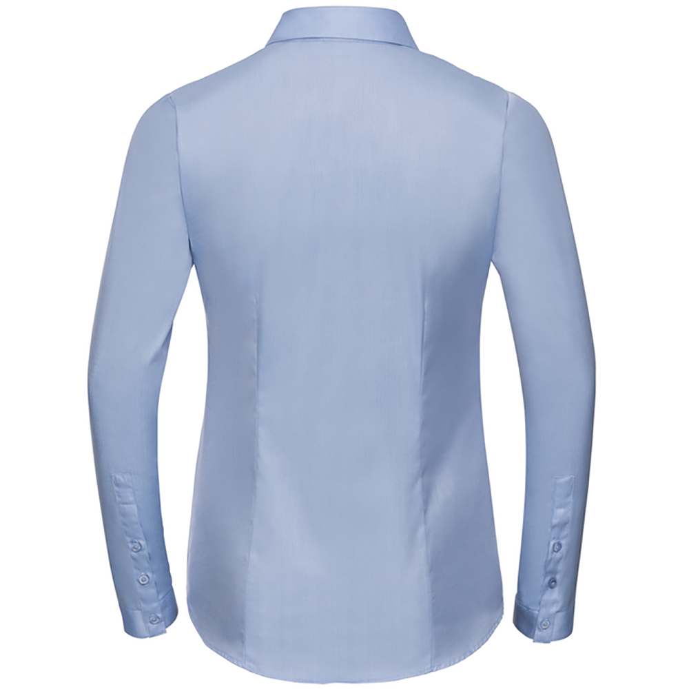 Ladies´ Long Sleeve Tailored Herringbone Shirt