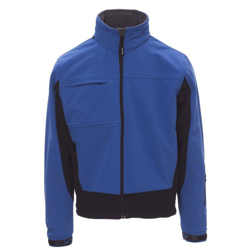 Softshell-Jacke, gefüttert STORM Königsblau Schwarz.jpg Softshell-Jacke, gefüttert STORM