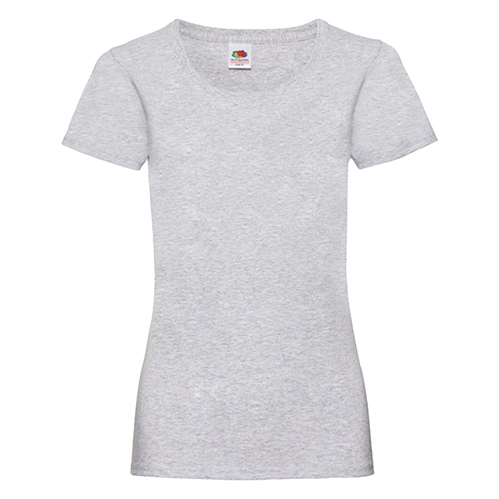 Ladies´ Valueweight T-Heather Grey-XS