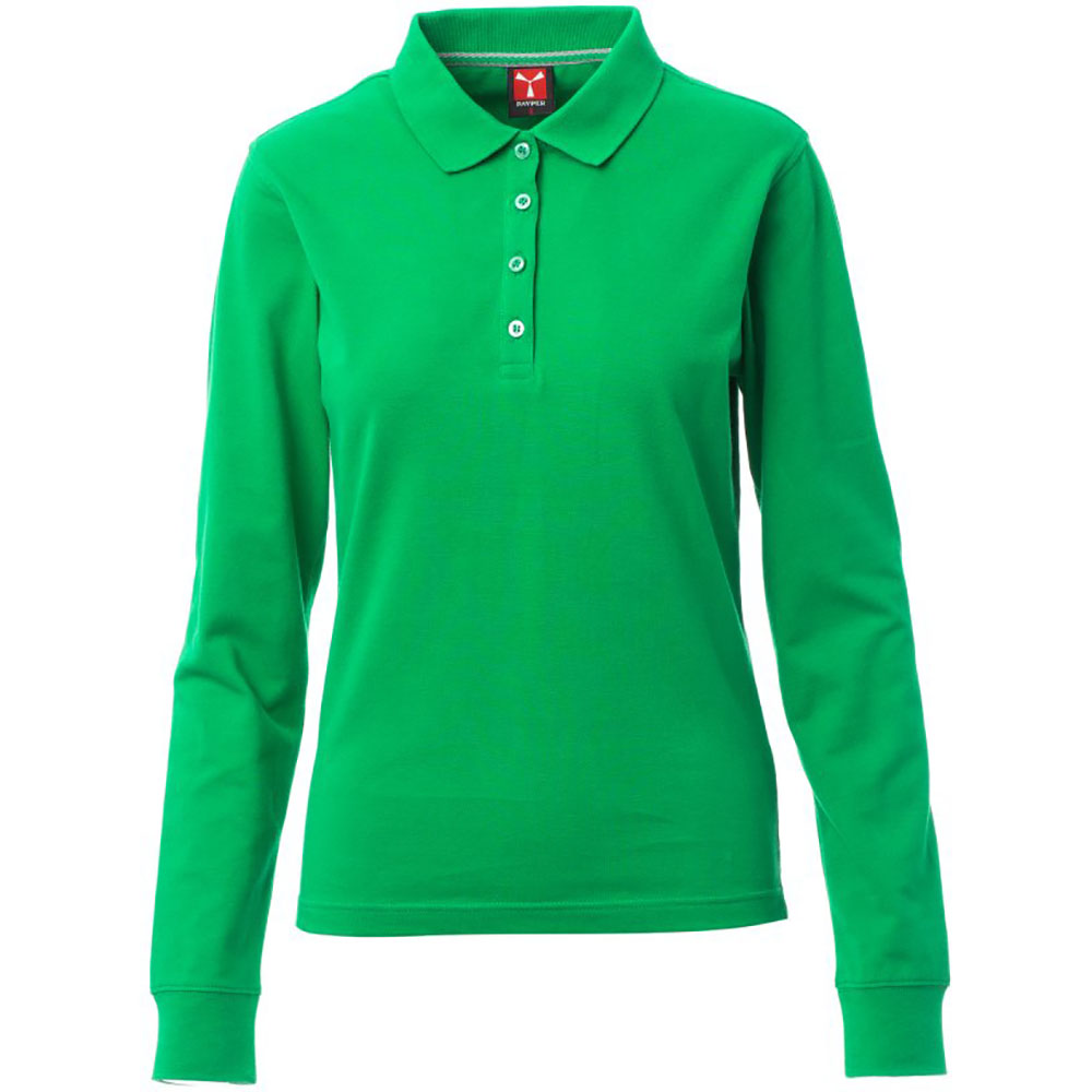 Damen-Poloshirt, langarm, tailliert FLORENCE LADY